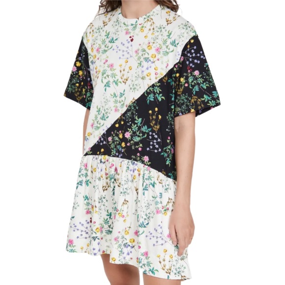 Cynthia Rowley Patchwork Jersey Dress - Picture 1 of 4